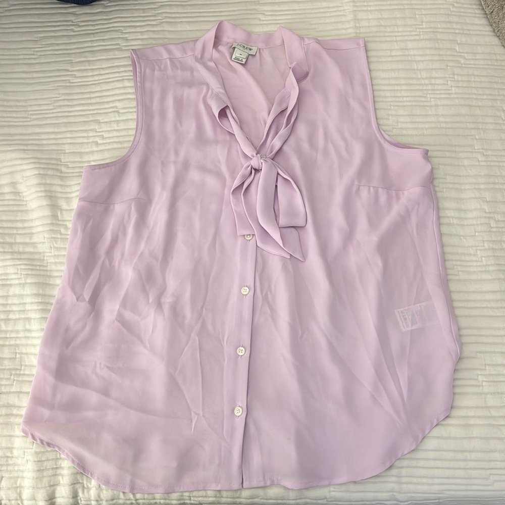 J. Crew tie front tank